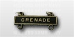 US Army Oxidized Qualification Bar: Grenade