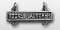 US Army Oxidized Qualification Bar: Rocket Launcher