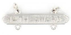 USMC Requal Bar:  Rifle - 14TH AWARD - Mirror Finish