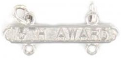 USMC Requal Bar:  Pistol - 15TH AWARD - Mirror Finish