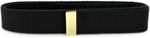 US Army Belt with Buckle: Black Cotton Web Belt with Brass Tip (No Buckle) - Male - 44 Inch Cut