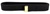 US Navy Male Black Belt: Web - Cotton - with 24k Gold Tip - 55" Extra Long