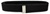 US Navy Male Black Belt: Web - Cotton - with Silver Mirror Finish Tip - 55" Extra Long