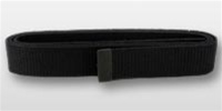 US Army Belt: Black Cotton Web with Black Tip Only - 44 Inch Cut