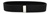 US Navy Male Black Belt: Nylon with Silver Mirror Finish Tip - 44"  long