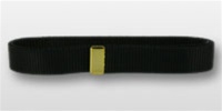 US Navy Female Black Belt: Nylon with 24k Gold Tip - No Buckle - 39" long