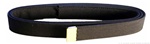 US Navy Female Black Belt: Poly Wool with 24k Gold Tip - No Buckle - 45" Extra Long