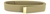 US Navy Male Khaki Belt: Poly Wool with 24k Gold Tip - 55" Extra Long