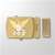 USCG Officer Emblem Gold Satin Buckle and Tip