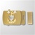 USCG CPO E9 Emblem Gold Satin Buckle and Tip