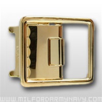 USMC Belt Buckle: Regular Open Face Anodized Type II Buckle