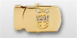 US Navy Insignia Buckle Female: E-9 Master Chief Petty Officer (MCPO) - Gold