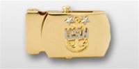 US Navy Insignia Buckle Female: E-9 Master Chief Petty Officer (MCPO) - Gold