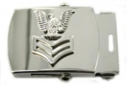 US Navy Insignia Buckle Male: E-6 Petty Officer First Class (PO1)