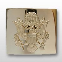 US Army Belt Buckle: Gold Flash 22k Buckle & Tip - Female