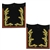 USMC Cuff Boards: Field Grade  - Male - Bullion