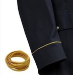 US Army Uniform Accessory: Soutache 1/8" Cut Gold Army Braid - For Dress Blues - Per Yard