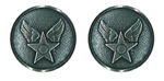 USAF Buttons: 30 Ligne Linked - included are 2 Hap Arnold buttons with attached chain for mess dress jacket closure
