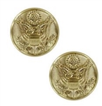 US Army Buttons: Eagle Screw Cap Buttons W/Tube