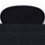 US Navy Cap Stretch Bands with Mounts: Officer Black