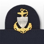 USCG Cap Device On Stretch Band: Chief Petty Officer E7