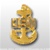 US Navy Cap Device No Band: E-7 Chief Petty Officer (CPO)