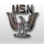 US Navy Cap Device No Band: Female Enlisted E-6 & Below