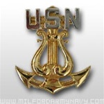 US Navy Cap Device No Band: Bandmaster
