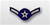 USAF Chevron Enameled: E-2 Airman (Amn)