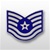 USAF Chevron Enameled: E-6 Technical Sergeant (TSgt)