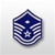 USAF Chevron Enameled: E-7 Master Sergeant (MSgt) with Diamond
