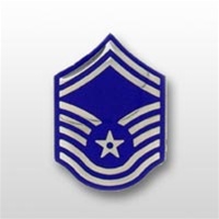USAF Chevron Enameled: E-8 Senior Master Sergeant (SMSgt)