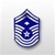 USAF Chevron Enameled: E-8 Senior Master Sergeant (SMSgt) with Diamond
