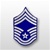 USAF Chevron Enameled: E-9 Chief Master Sergeant (CMSgt)