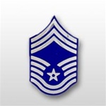 USAF Chevron Enameled: E-9 Chief Master Sergeant (CMSgt)