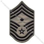 USAF Chevron - ABU: E-9 Chief Master Sergeant with Diamond (CMSgt) - Small - Female