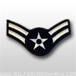 USAF Chevron - Full Color: E-3 Airman First Class (A1C) - Large - Male