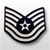 USAF Chevron - Full Color: E-6 Technical Sergeant (TSgt) - Large - Male