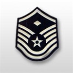 USAF Chevron - Full Color: E-7 Master Sergeant (MSgt) with Diamond - Large - Male