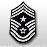 USAF Chevron - Full Color: E-9 Command Chief Master Sergeant (CCM) - Large - Male