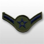 USAF Subdued Chevrons: E-2 Airman (Amn) - Large - Male