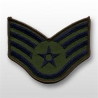 USAF Subdued Chevrons: E-5 Staff Sergeant (SSgt) - Large - Male