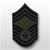 USAF Subdued Chevrons: E-9 Chief Master Sergeant (CMSgt) - Large - Male