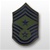 USAF Subdued Chevrons: E-9 Command Chief Master Sergeant (CCM) - Large - Male