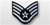 USAF Chevron Full Color: E-5 Staff Sergeant (SSgt) - Small - Female
