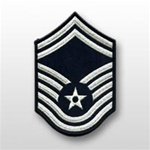 USAF Chevron Full Color: E-8 Senior Master Sergeant (SMSgt) - Small - Female