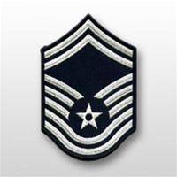 USAF Chevron Full Color: E-8 Senior Master Sergeant (SMSgt) - Small - Female