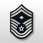 USAF Chevron Full Color: E-8 Senior Master Sergeant (SMSgt) with Diamond - Small - Female