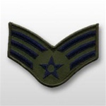 USAF Subdued Chevrons: E-4 Senior Airman (SrA) - Small - Female