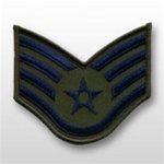 USAF Subdued Chevrons: E-5 Staff Sergeant (SSgt) - Small - Female